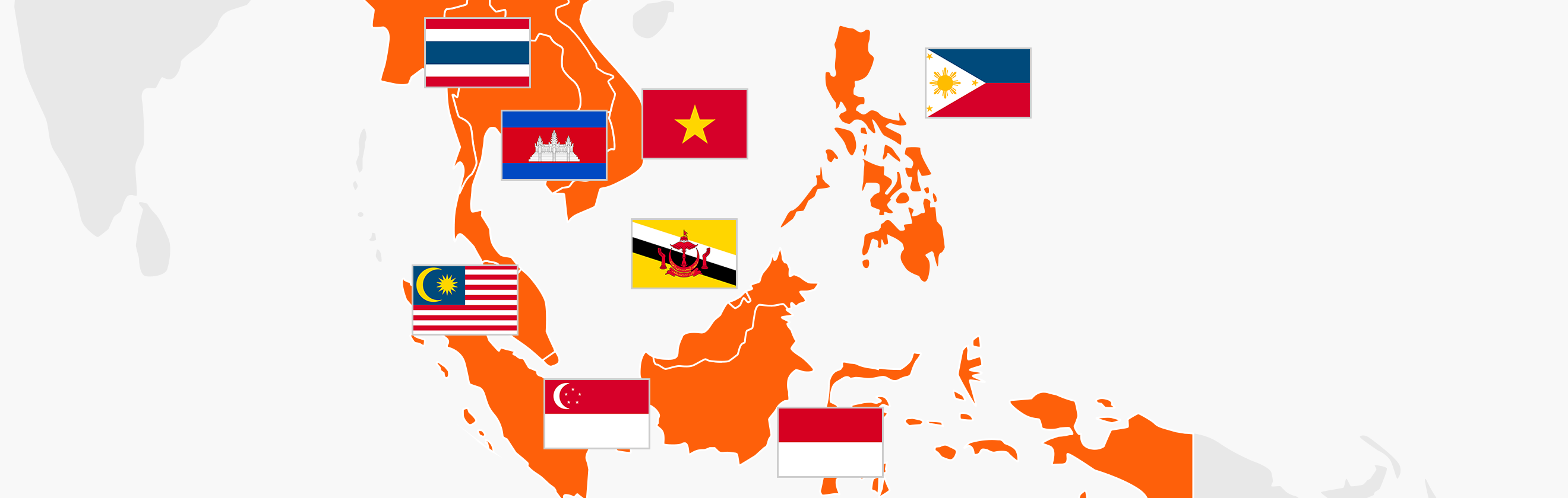 Map Showing Reach of IUEP-ASEAN